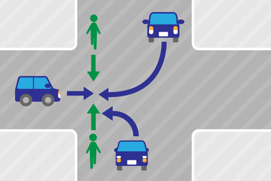 歩行者の飛び出しと過失割合