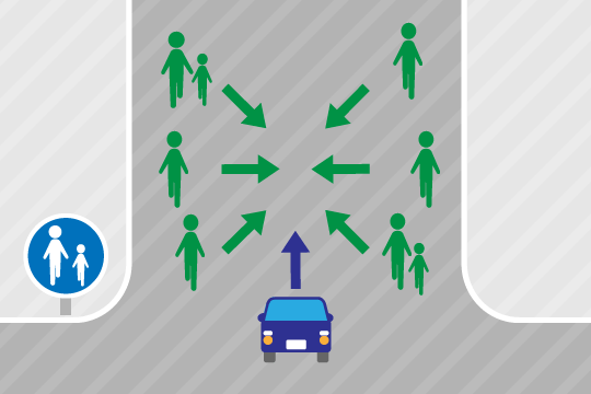 歩行者の飛び出しと過失割合