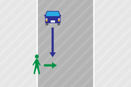 歩行者の飛び出しと過失割合