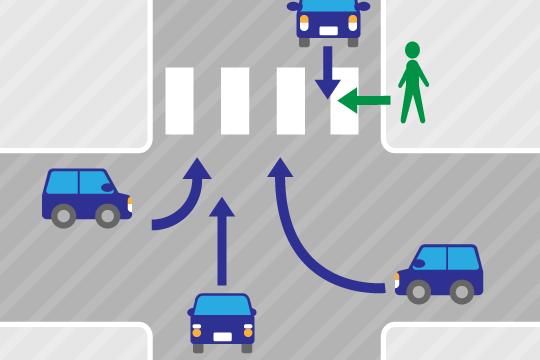 歩行者の飛び出しと過失割合