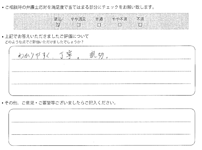 交通事故のご相談を頂いたお客様の声