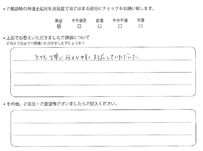 交通事故のご相談を頂いたお客様の声