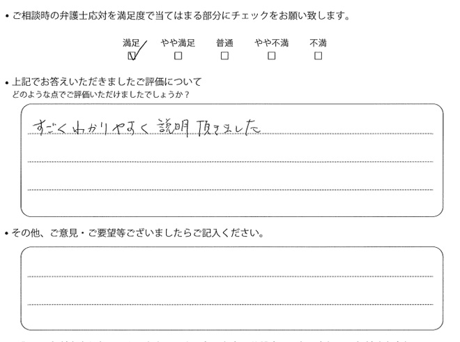 交通事故のご相談を頂いたお客様の声